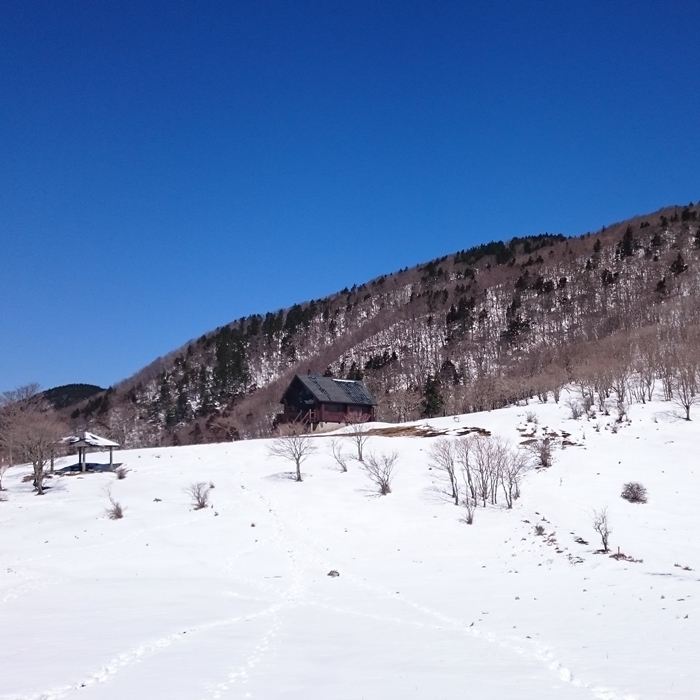 明神平の雪原