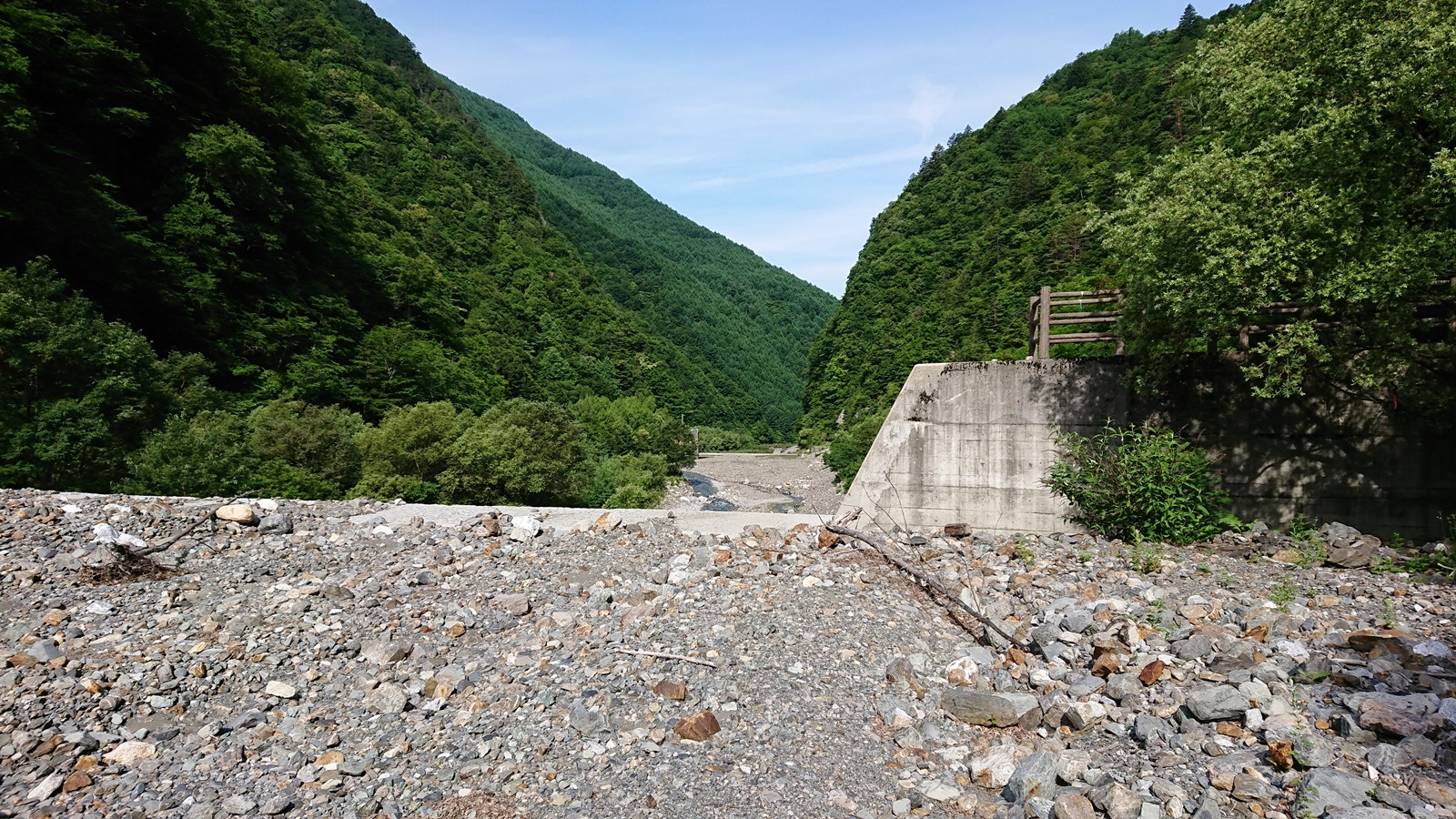 過ぎてから振り返る展望堰堤