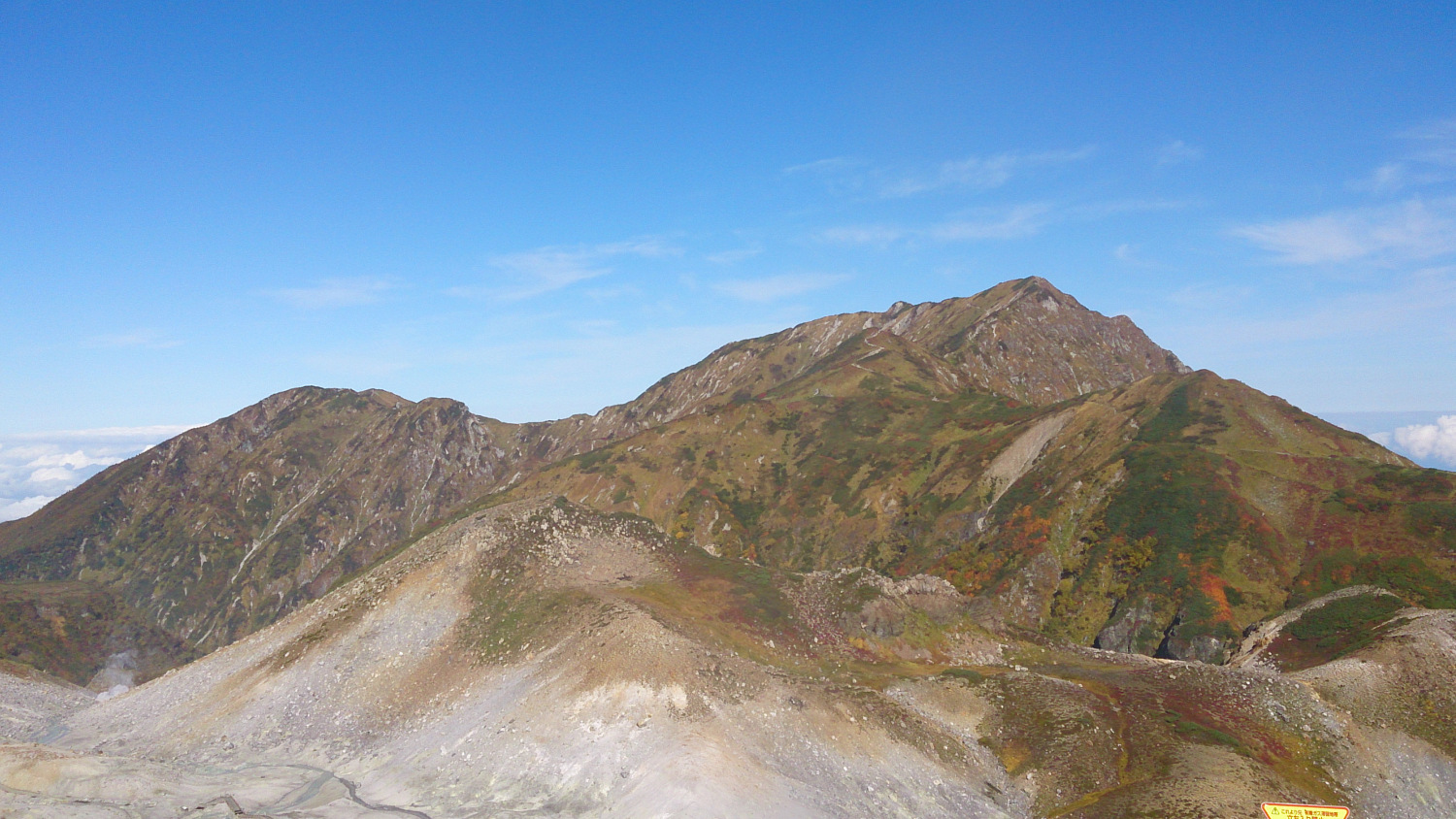 室堂からの大日岳と奥大日岳